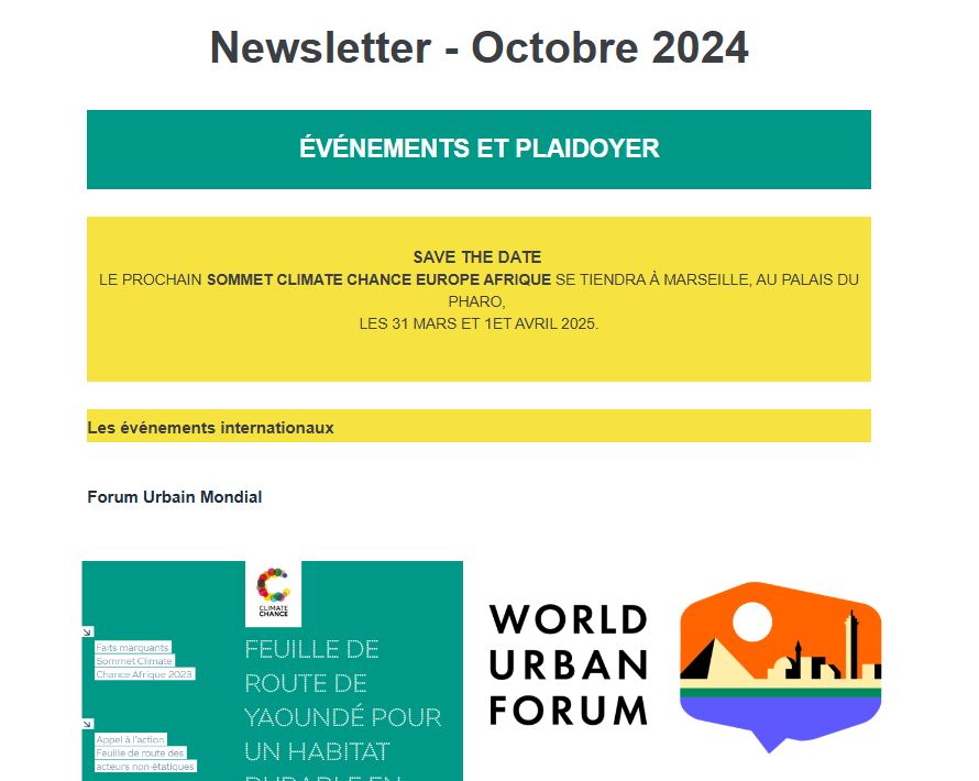 Découvrez la dernière newsletter de Climate Chance !