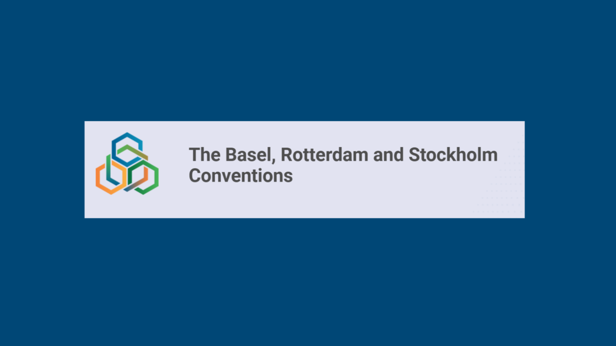 Réunions des conférences des parties aux Conventions de Bâle, de Rotterdam et de Stockholm